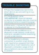 Preview for 9 page of Laser HPS-KBTPOP-RB User Manual