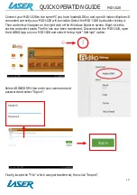 Preview for 14 page of Laser MID-1028 Quick Operation Manual