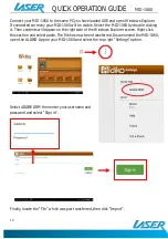 Preview for 18 page of Laser MID-1060 Quick Operation Manual