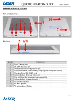 Preview for 16 page of Laser MID-740KID Quick Operation Manual