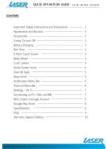 Preview for 2 page of Laser MID-789IPS Quick Operation Manual