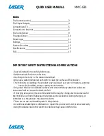 Preview for 2 page of Laser MMC-S30 Quick User Manual