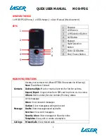 Предварительный просмотр 3 страницы Laser MOB-FP2G Quick User Manual