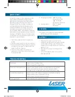 Предварительный просмотр 2 страницы Laser MP3-A14 User Manual