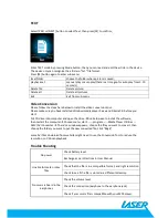 Preview for 11 page of Laser MP4-L50 User Manual