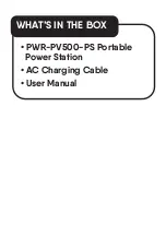 Preview for 5 page of Laser NRGVAULT PV500 User Manual