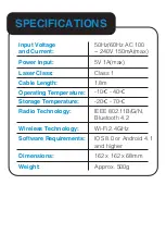 Preview for 4 page of Laser SmartHome LSH-STAR-P1 User Manual