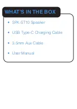 Предварительный просмотр 2 страницы Laser SOUNDTEC SPK-ST10 User Manual