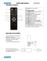 Preview for 3 page of Laser SPK-SB100 Quick User Manual