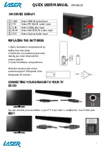 Preview for 3 page of Laser SPK-SB120 Quick User Manual