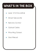 Preview for 2 page of Laser SPK-SB150-081 User Manual