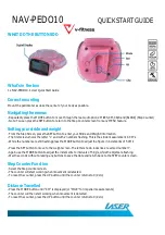 Laser v-fitness NAV-PEDO10 Quick Start Manual preview