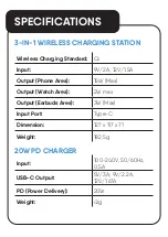 Предварительный просмотр 4 страницы Laserco Charge Core WLC-OM20W-924 User Manual