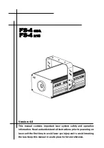 Предварительный просмотр 1 страницы LaserLight FS-4 GB7 User Manual