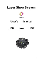 Предварительный просмотр 1 страницы LaserLight LED Laser UFO User Manual