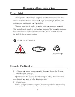 Preview for 3 page of LaserLight LL-2W RGB User Manual