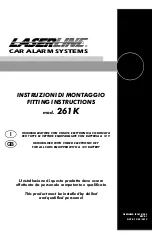 LaserLine 261K Fitting Instructions Manual preview