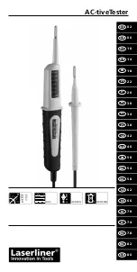 Предварительный просмотр 1 страницы LaserLine AC-tiveTester Manual