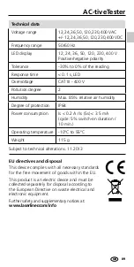 Предварительный просмотр 9 страницы LaserLine AC-tiveTester Manual