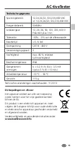 Предварительный просмотр 13 страницы LaserLine AC-tiveTester Manual