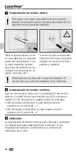 Предварительный просмотр 24 страницы LaserLine AC-tiveTester Manual