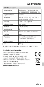 Предварительный просмотр 69 страницы LaserLine AC-tiveTester Manual