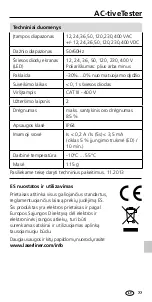 Предварительный просмотр 77 страницы LaserLine AC-tiveTester Manual