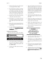 Preview for 125 page of LaserLine Flatwork Ironer Series Instruction Manual