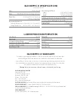 Предварительный просмотр 10 страницы LaserLine GL3000PMC-E Owner'S Manual