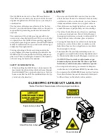 Предварительный просмотр 12 страницы LaserLine GL3000PMC-E Owner'S Manual