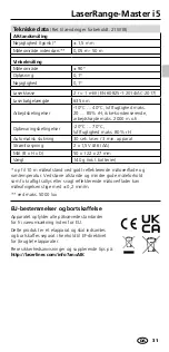 Preview for 31 page of LaserLine LaserRange-Master i5 Manual