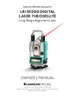 Предварительный просмотр 1 страницы LaserLine LR1050DD Owner'S Manual