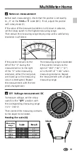 Preview for 15 page of LaserLine MultiMeter-Home Operating Instructions Manual