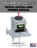 Preview for 1 page of LaserLine QUAD 1000HDU Owner'S Manual