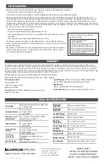 Preview for 16 page of LaserLine QUAD 4000 Owner'S Manual