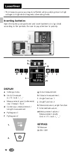 Предварительный просмотр 12 страницы LaserLiner 080.840A Manual