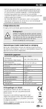 Preview for 9 page of LaserLiner 4K5 RA 500 Manual