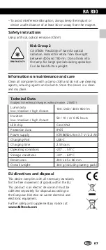 Preview for 7 page of LaserLiner 4K5 RA 800 Manual