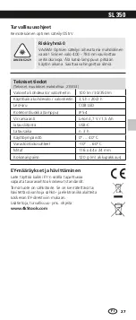 Preview for 27 page of LaserLiner 4K5 SL 350 Manual