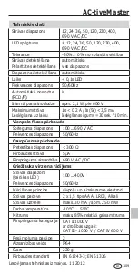 Preview for 109 page of LaserLiner AC-tiveMaster Manual