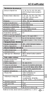 Preview for 115 page of LaserLiner AC-tiveMaster Manual