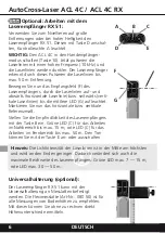 Preview for 6 page of LaserLiner ACL 4C Operating Instructions Manual