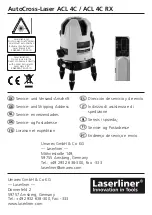 Preview for 64 page of LaserLiner ACL 4C Operating Instructions Manual