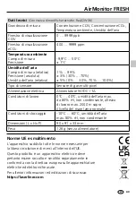 Preview for 43 page of LaserLiner AirMonitor FRESH Instructions Manual