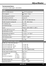 Preview for 11 page of LaserLiner AQua-Master Operating Instructions Manual