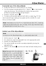 Preview for 17 page of LaserLiner AQua-Master Operating Instructions Manual