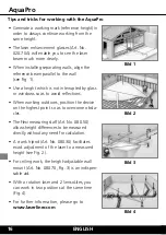 Предварительный просмотр 16 страницы LaserLiner AquaPro Series Operating Instructions Manual