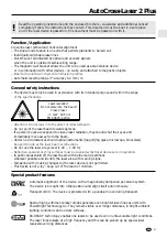 Preview for 7 page of LaserLiner AutoCross-Laser 2 Plus Operating Instructions Manual