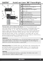 Preview for 5 page of LaserLiner AutoCross-Laser 360 PowerBright Operating Instructions Manual