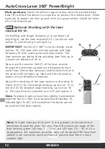 Preview for 12 page of LaserLiner AutoCross-Laser 360 PowerBright Operating Instructions Manual